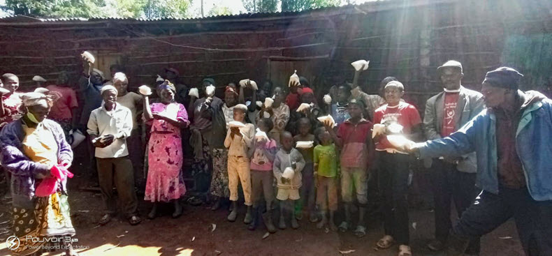 Emmah's Garden - Food Distribution in Nyandoche Ibere Kenya