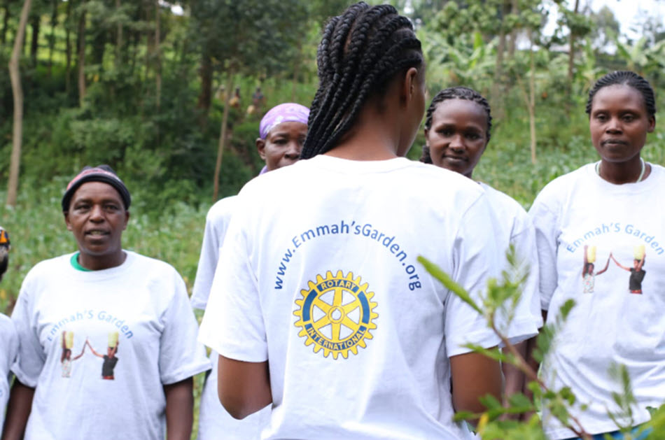 Emmah Explaining to Emmah's Garden Women's Group